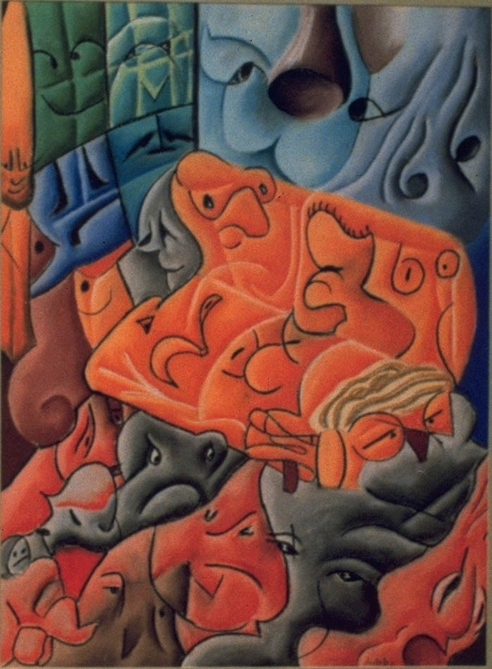 Grandma'sOrangeCouch